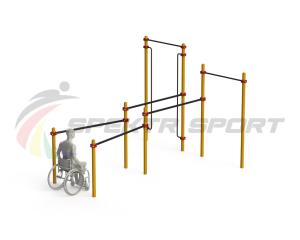 Купить Спортивный комплекс для инвалидов-колясочников WRK-D19_76mm в Зуевке 