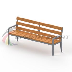 Купить Уличная скамейка со спинкой Дача в Зуевке 