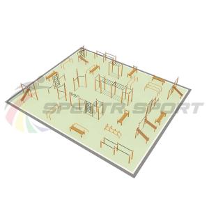 Купить Парковая площадка для Воркаут и WRK 6_76mm в Зуевке 