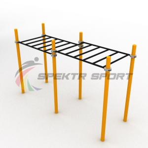 Купить Рукоход двухуровневый для Воркаут SP WRK-02_76mm в Зуевке 
