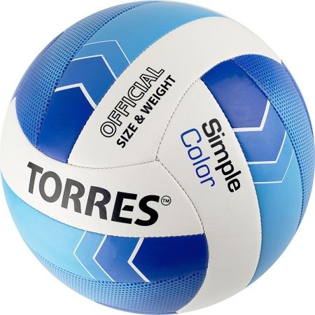 Купить Мяч волейбольный Torres Simple Color любительский р.5 в Зуевке 